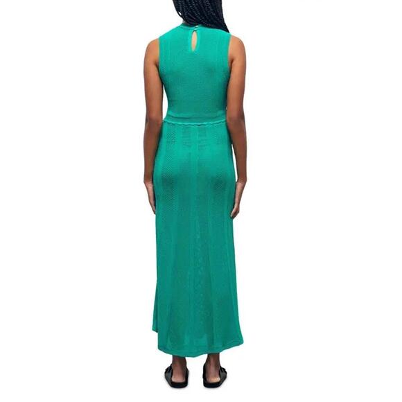 The Kooples Romantic Net Stitch Knit Midi Dress US Small / FR 1 NWT $415 - Picture 2 of 8